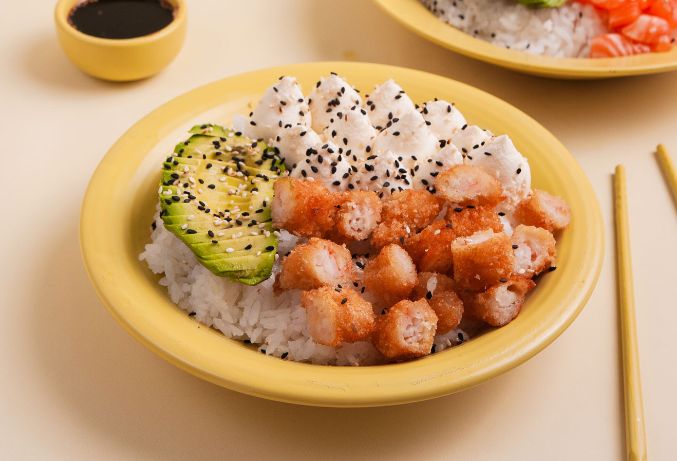 imagen de Poke Salad con Langostinos