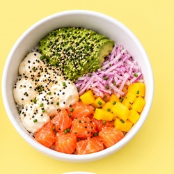 imagen de Poke Salad Salmango 
