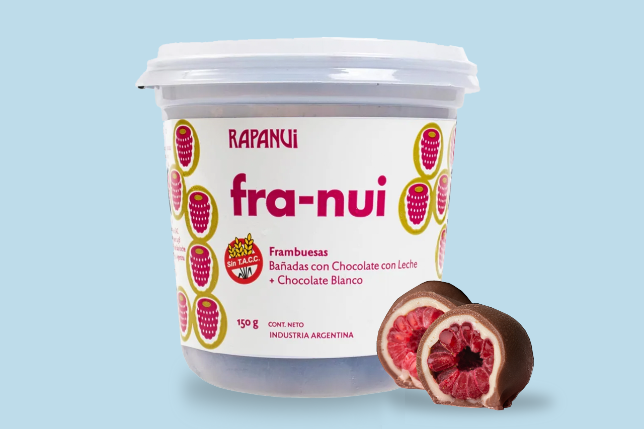 imagen de Franui Chocolate con Leche & Blanco 150gr